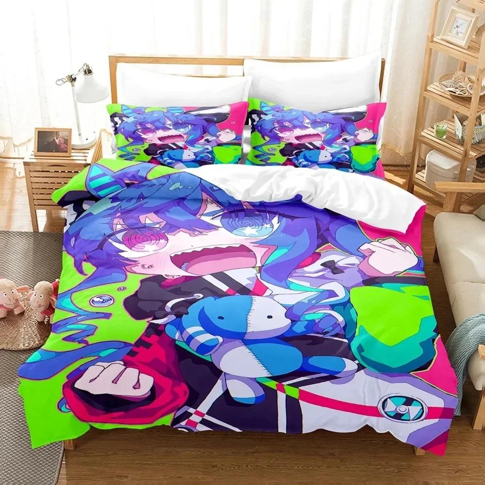 3D Anime Uma Musume Pretty Derby Twin Turbo Bedding Set Printed With Pillowcase Duvet Cover Soft Single Double Queen King Size