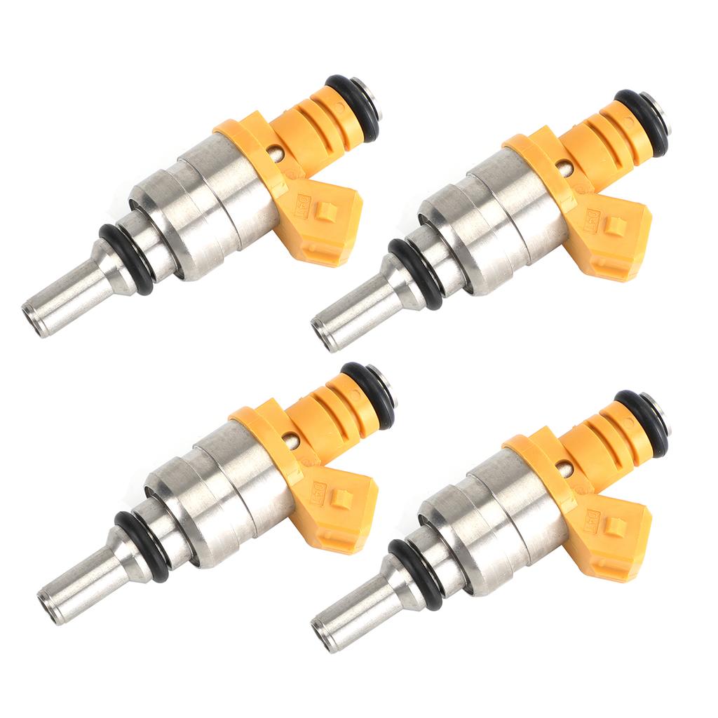 4pcs Fuel Injectors 0K30E13250 Fit for Kia Rio 1.6L L4 2001-2005 FJ640