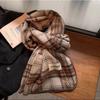 Autumn and winter warm British Christmas plaid red scarf men and women couples enlarged shawl scarf imitation cashmere scarf