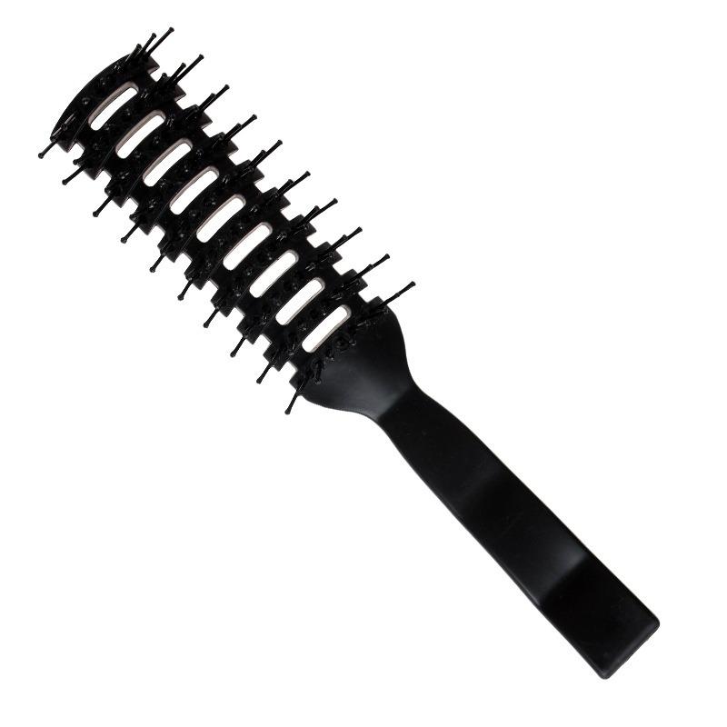 Plastic rib comb men's fluffy oil head big back head