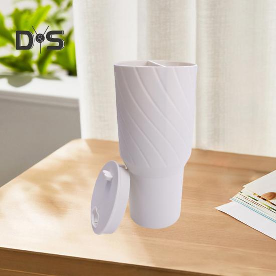 Silikonová vložka na šálky Separátor 2 v 1 pro 2 nápoje v 1 šálku Silikonový oddělovač potravinářské kvality Kompatibilní s 40 oz šálky Opakovaně použitelný oddělovač nápojů