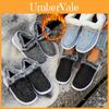 Womens Cotton Shoes Winter Indoor Outdoor Slipon With Plush Lining For Casual Daily Wear