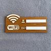 Vintage Wooden Wifi Password Sign Wall Mounted Home Decor No Electricity Needed Indoor Outdoor Use Minimalist  Durable