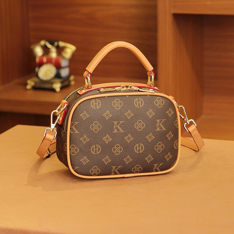 

Классическая сумка пресбиопия новая простая и универсальная маленькая круглая сумка большая вместимость двойная плечевая сумка-мессенджер