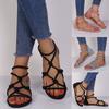 Luxurious Ladies Women Sandals Fashion Casual Shoes Slippers Flat Retro New Large Size