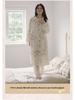 Pure Cotton Maternity Dress with Breast Pads - Lightweight Spring/Summer Postpartum Breastfeeding Robe