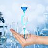 Innovatives Neuartiges Thermometer Hand-Blasen-Kugel Stressabbau Heimdekoration Geburtstagsgeschenk Thermometer