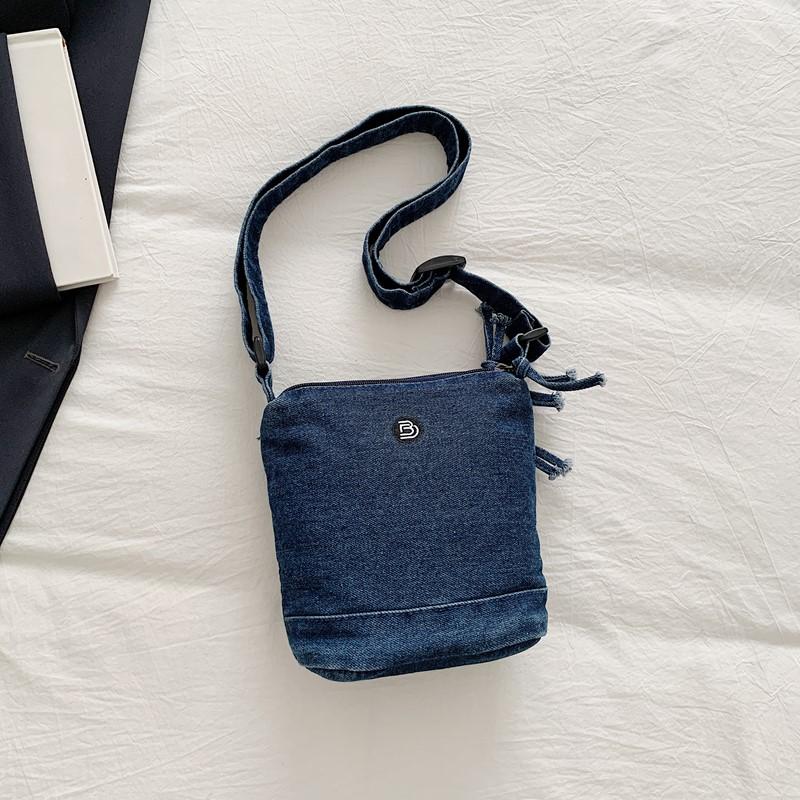 Denim Bag Student Shoulder Bag Women's Crossbody Bag Mobile Phone Bag
