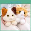 Sait Dudu Puffy Threeflower Cat Plush Toy With Pp Cotton Filling For Kids Gift