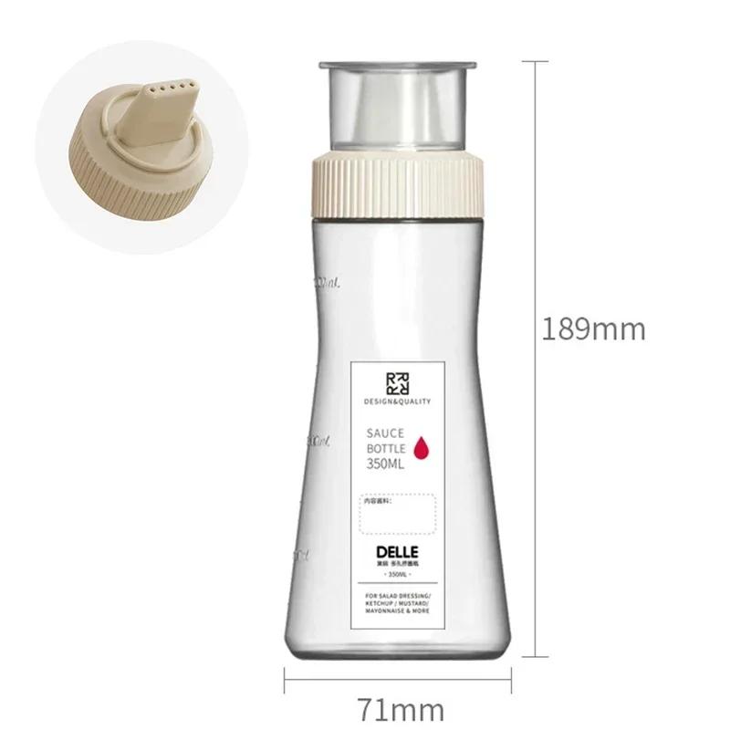 5 Loch Quetschflaschen Gewürzflaschen mit Düsen Ketchup Mayonnaise Quetschflasche Honigspender Küchenhaushaltsbedarf