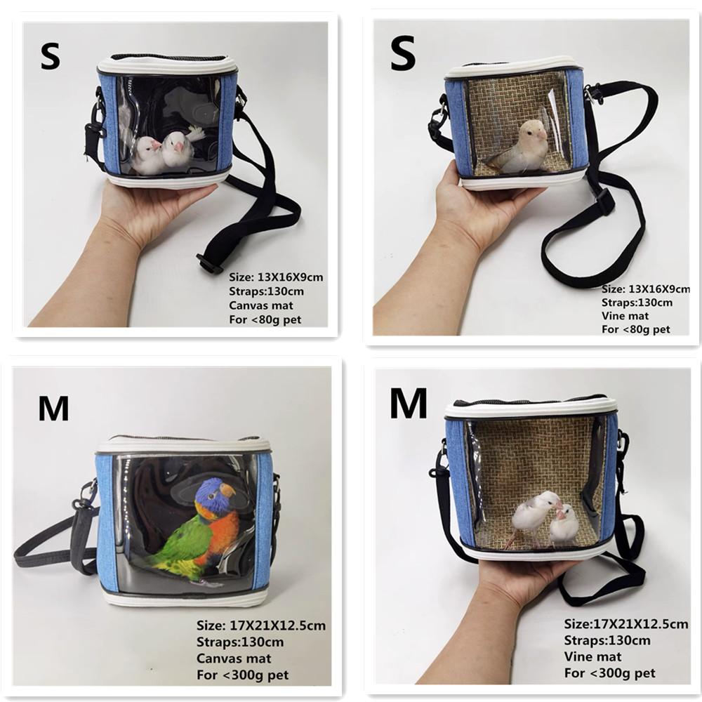 Super Portable Pet Bird Cage Parrot Carrier Travel Bag Breathable Lightweight Hamster Squirrel For Small Animals Pet Accessories