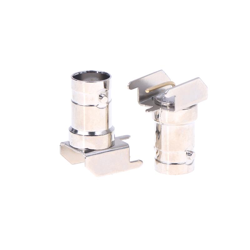 5/10/20Pcs 50 Ohm Q9 Bnc Female Right Angle 90 Degree Plug Solder Cup Pcb Nickel Plated Brass Rf Coaxial Adapters
