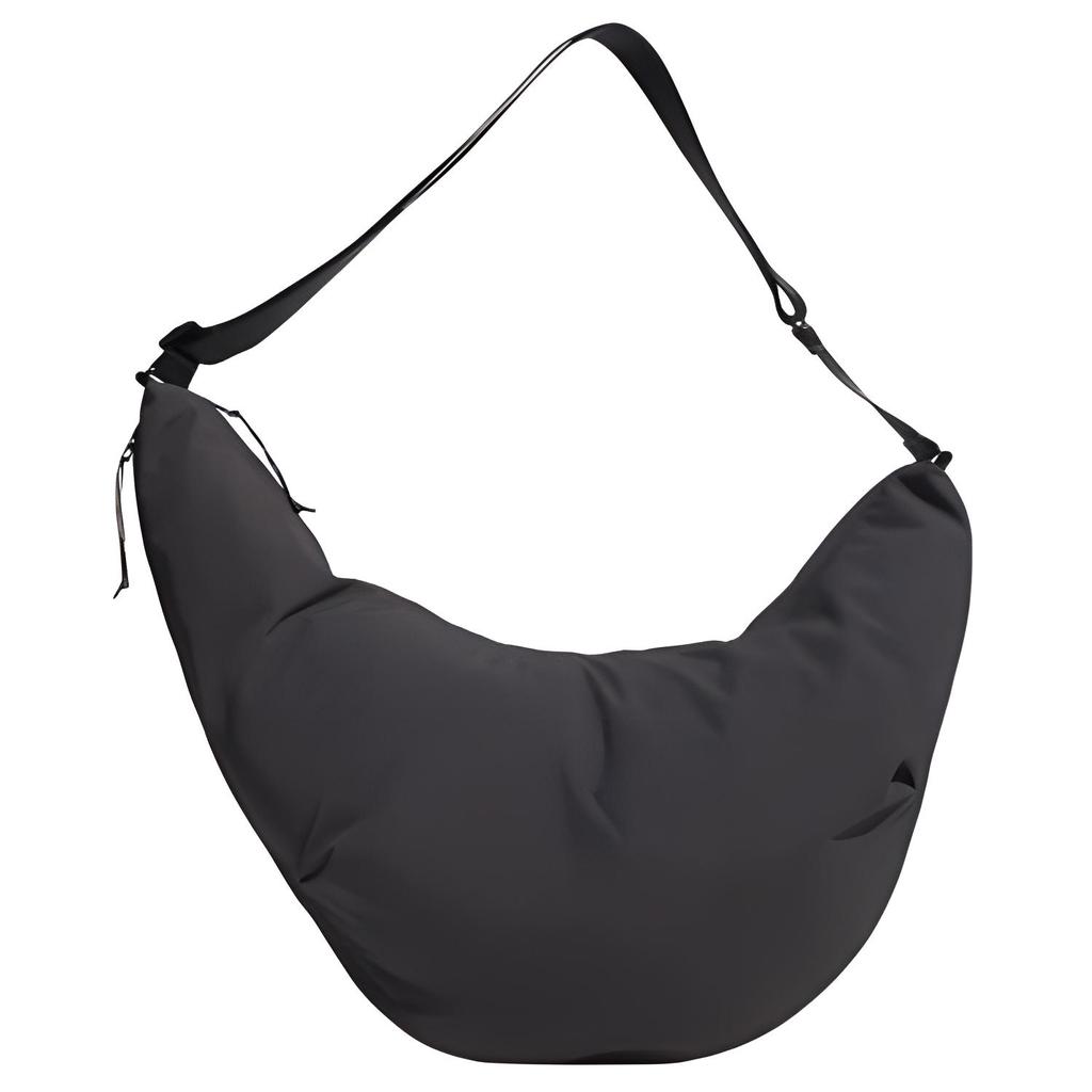 New Adidas Recycled Polyamide Shoulder Bag, Crossbody Bag Regular Unisex Carbon Black JM3400