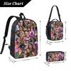 Singer TINI STOESSEL Futtura Album Kids Backpack Lunch Box Pencil Boxes for Boys Girls Backpacks School Bag Bookbag Set