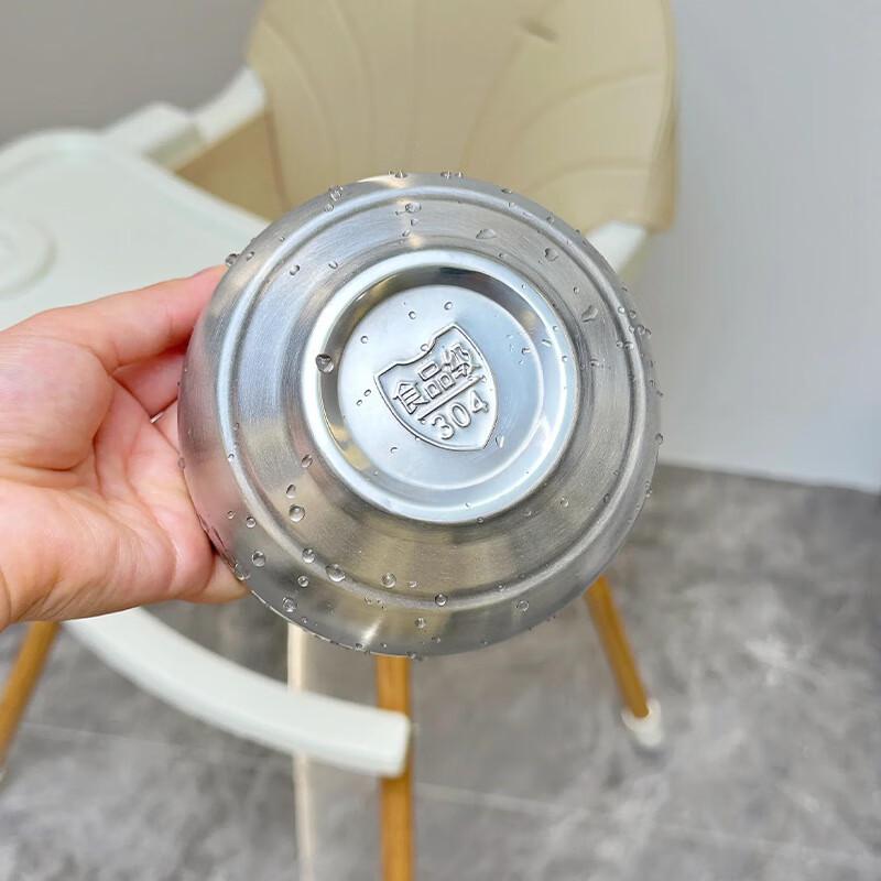 ZISIZ Kids' 304 Stainless Steel Zodiac Bowl with Spoon