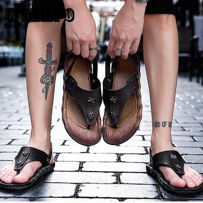 Summer Sandals Men's Outer Wear Men's Beach Shoes Non-slip Sandals and Slippers Wear-resistant Flip-flops Men