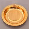Gold Fruit Basket and Acrylic Lid Moon Ramadan Festival Alloy Candy Food Nut Organizer Wedding Home Desktop Tray Decoration,17cm