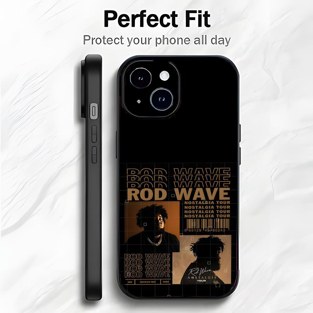 Soulful Melodic American Singer R-Rod Wave Phone Case Phone Case Soft Packaging Lightweight For iPhone17 16 15 14 13ProMax