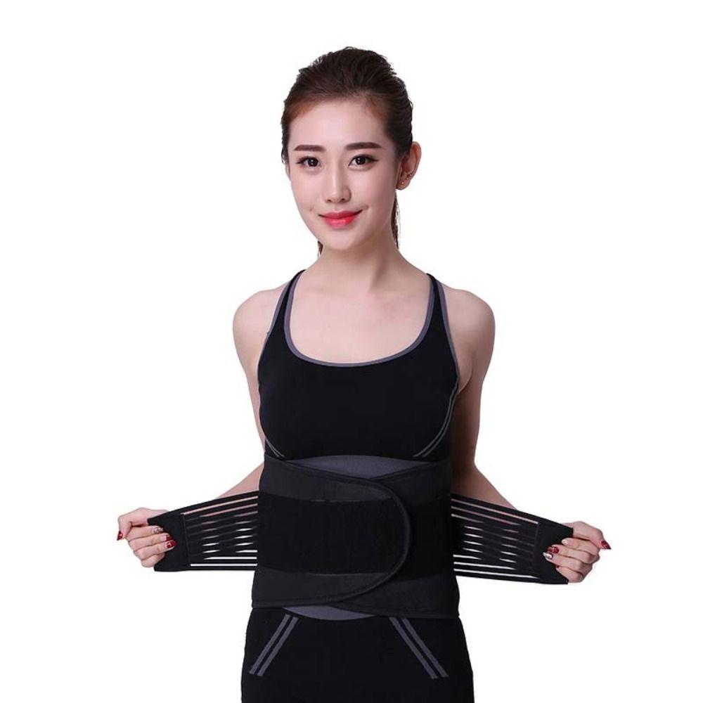 Double Pull Waist Orthopedic Corset Adjustable Waist Trainer Brace  for Women Men