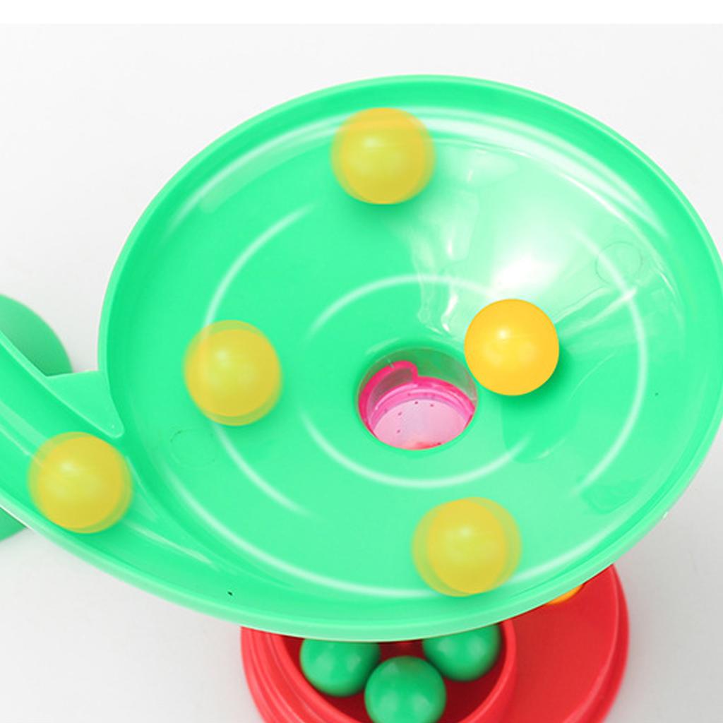 Kugelbahn Bausteine DIY Dreidimensionale Rennstrecke Kugelspielzeug Konstruktionsbausteine