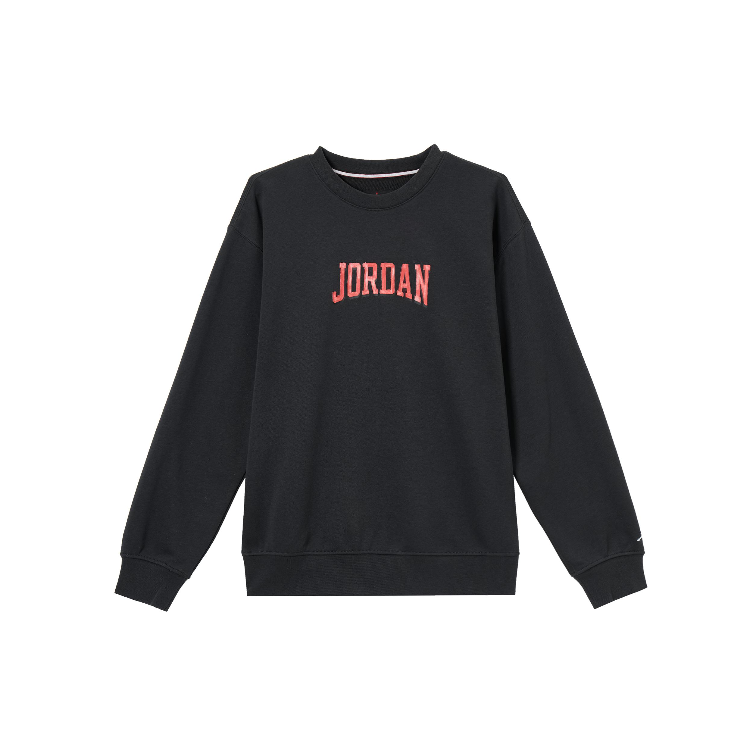 Jordan Sweatshirts Men s Black Crew Neck Moderate IR0111-045 XL
