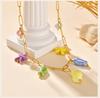 Ceramic Starfish Fish Conch Dolphin Drop Y2K Necklace, Women's Stainless Steel Chain Adjustable, Notarnish Resistant Jewelry
