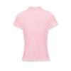 European Spring 2026 Textured Knit Stand Collar Women's Top