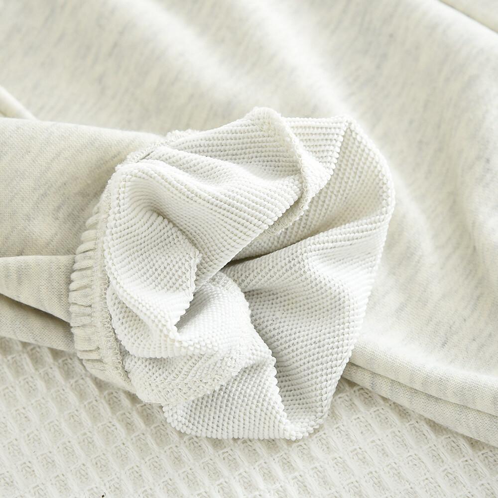 Girls Long Sleeved Suit Bear Leader 3-7 Years Grey Letter Print Hoodie + Pants Two-piece Sets TZ218