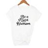 Be A Nice Human Print Women Summer Short Sleeve Funny Fashion Tops Tumblr Casual Slogan Religion
