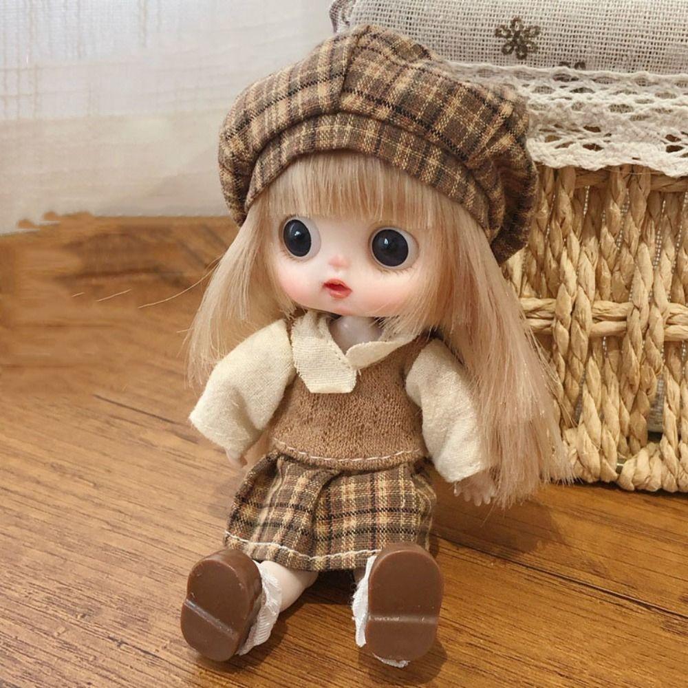 Mini Obitsu 11 Clothes Dolls Movable Joints Ob11 Bjd Doll Ob11 Doll with Clothes Baby