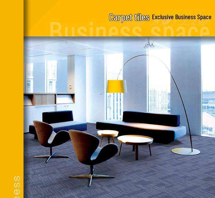 Modular Jacquard Carpet Tiles for Offices, Hotels, Apartments, Airports, Exhibitions, Shops, and Living Rooms