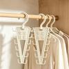 1/2 Pcs White V Shaped Over Door Hanger With 12 Hooks 360 Degree Rotation For Storing Bags Hats Scarves Clothes In Entryway