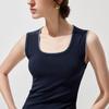 ONLY Women's 2026 Spring Contrast Embroidery U-Neck Sleeveless T-Shirt
