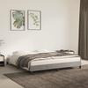 346988 vidaXL Bed Frame Light Grey 180x200 Cm Velvet