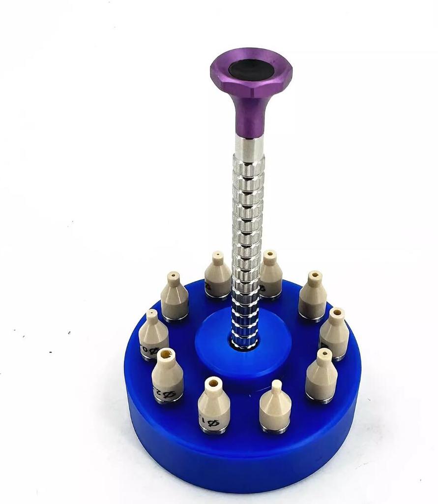 Peek inzetnaalden Horlogewijzers Plaatsingsgereedschap Verschillende Maten Zetpers Perser Setter Horlogereparatiegereedschap installatiepin