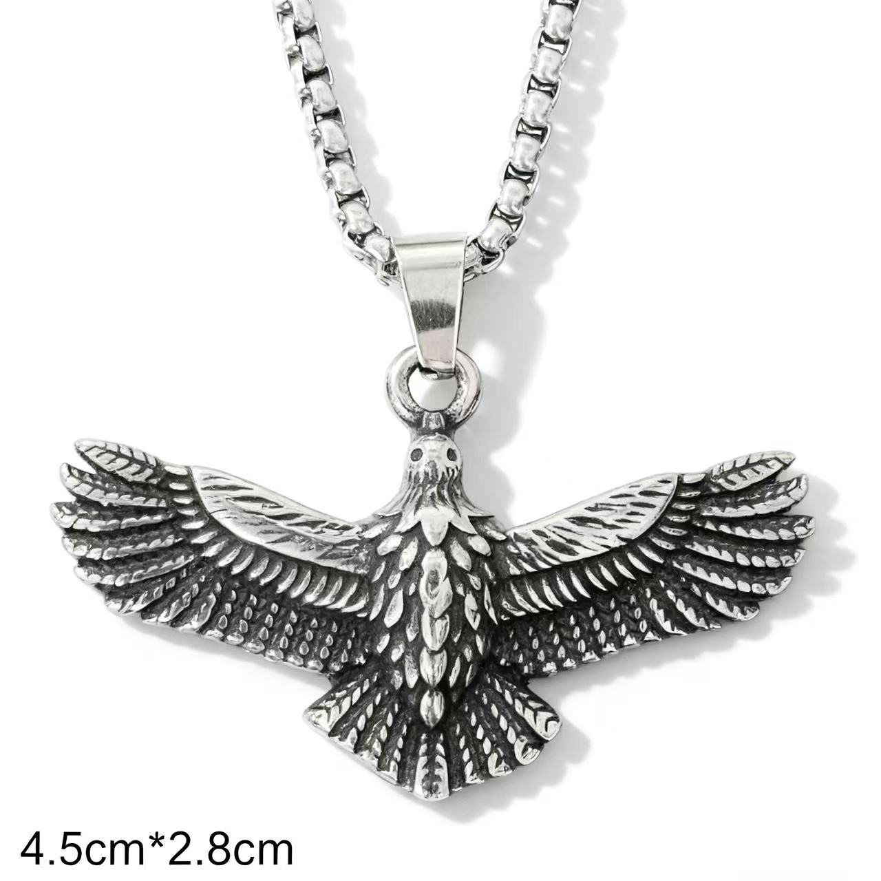 HNSP 316L Stainless Steel Animal Turtle Pendant Necklace For Men Punk Style  Accessories Male Gift 60cm