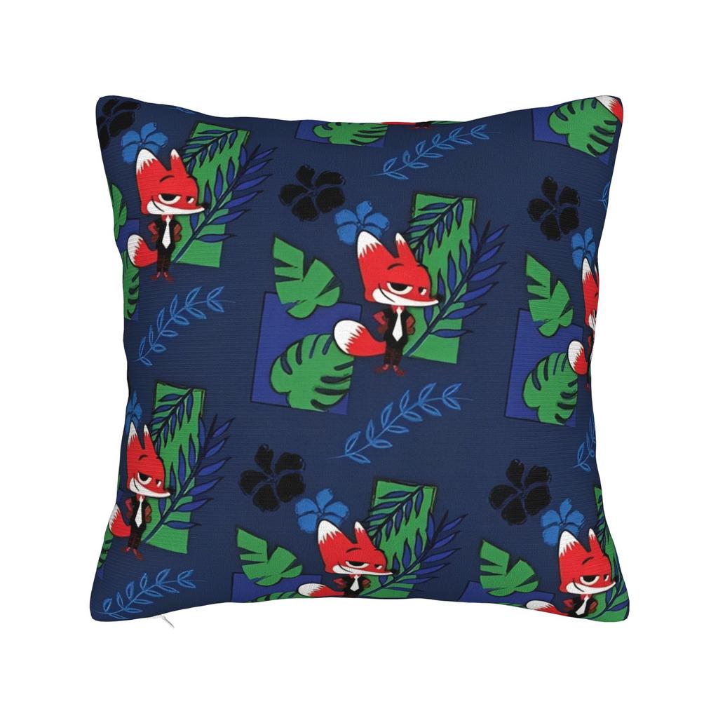 Zootopia 2 Animated Film Square Pillow Cases Buddy Cop Comedy Cushion Covers Creative Zipper Decor Pillowcase for Sofa 45*45cm