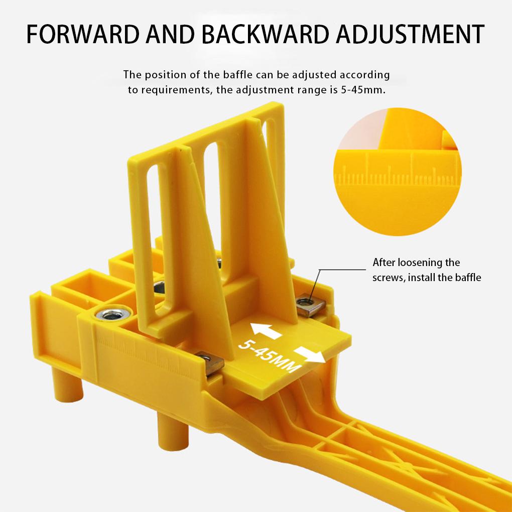 38pcs/set Wood Doweling Set ABS Wood Drilling Hole Puncher Handheld Board Hole Locator