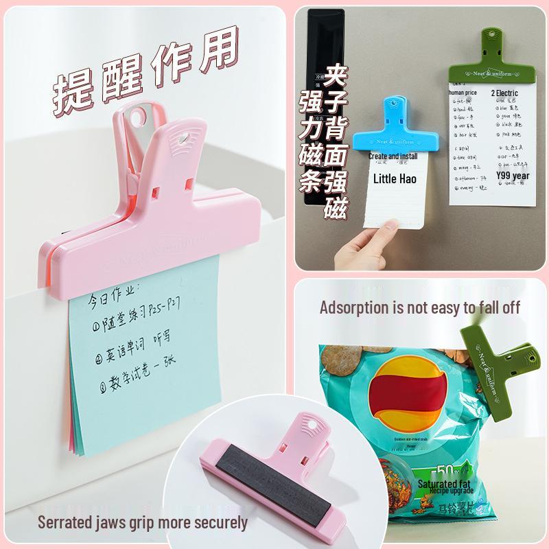 Creative Multifunctional Strong Magnetic Binder Clips for Stationery and File Fastening