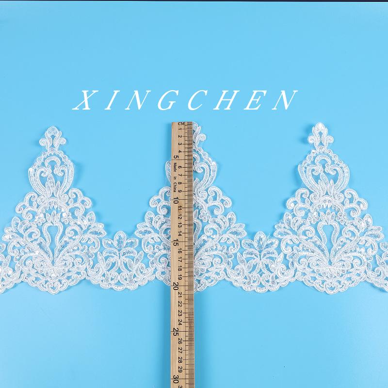 

Car Bone Lace 21Cm Wedding Dress Dance Dress Decorative Accessories Wedding Dress Car Bone Barcode Lace Benbai/crystal piece