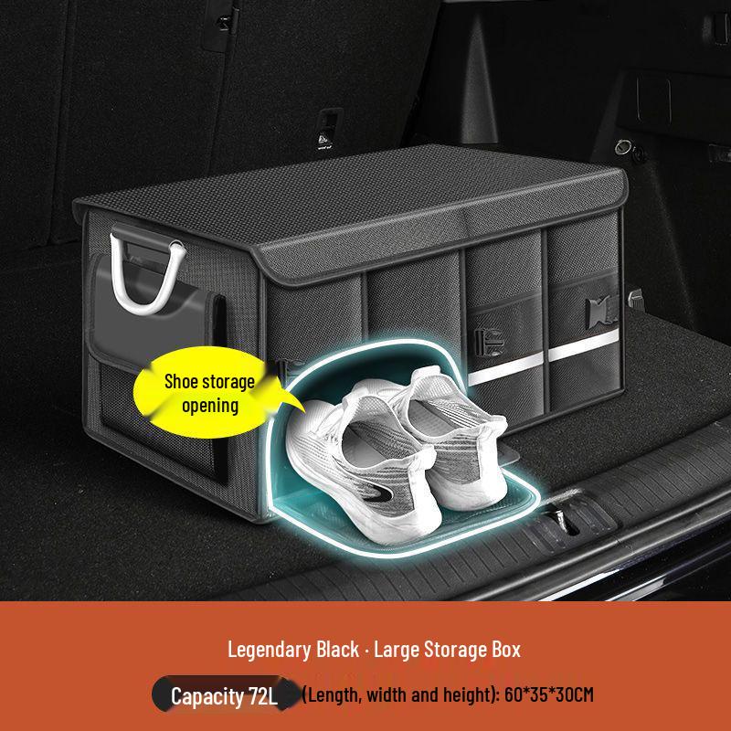 Foldable Car Trunk Organizer: Practical & Decorative Storage Box