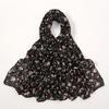 180*70cm Unique Women's Floral Scarves Lightweight Sheer Silky Feeling shawl Chiffon Flowers Printed Scarf
