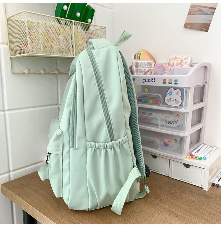 Student Japanese Capacity Backpack Girl Simple Versatile