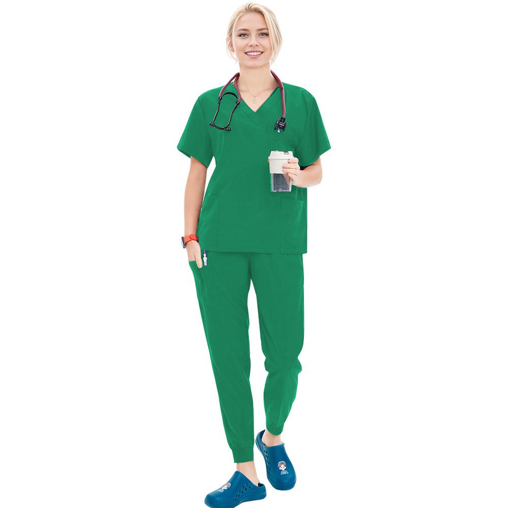 Summer Medical Scrubs Hospital Uniforms Doctor Nurse Workwear 4-way Stretch Pet Clinic Nursing Suits Dentist Working Clothes S21