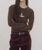 Atiseuteukeompeullegseu Artist Bolero Sleeveless Knit Set-Up (Brown)