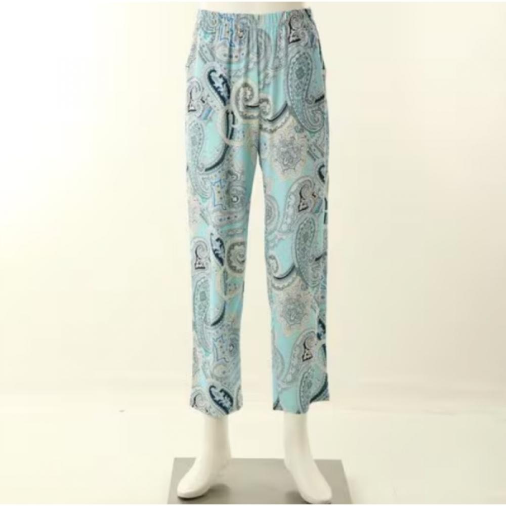VenuS Men S paiSley Nylon Spandex Loungewear pantS Vep3926m Blue/100