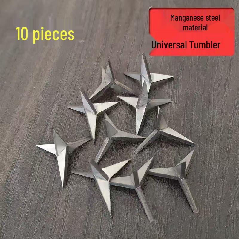 Anti-theft Triangular Ground Spikes (10 Pcs)