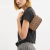 COACH Plaza Artificial Leather With Cow Leather Handbag, Shoulder Bag Small Women's Brown Yellow CCD38-B4N4
