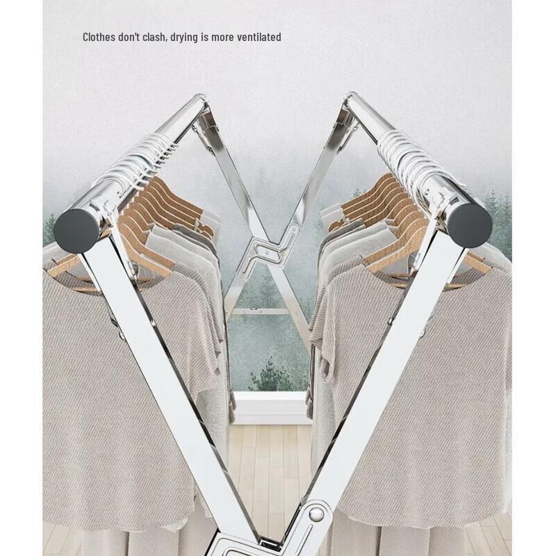 Changbaosen Foldable Telescopic Floor Drying Rack