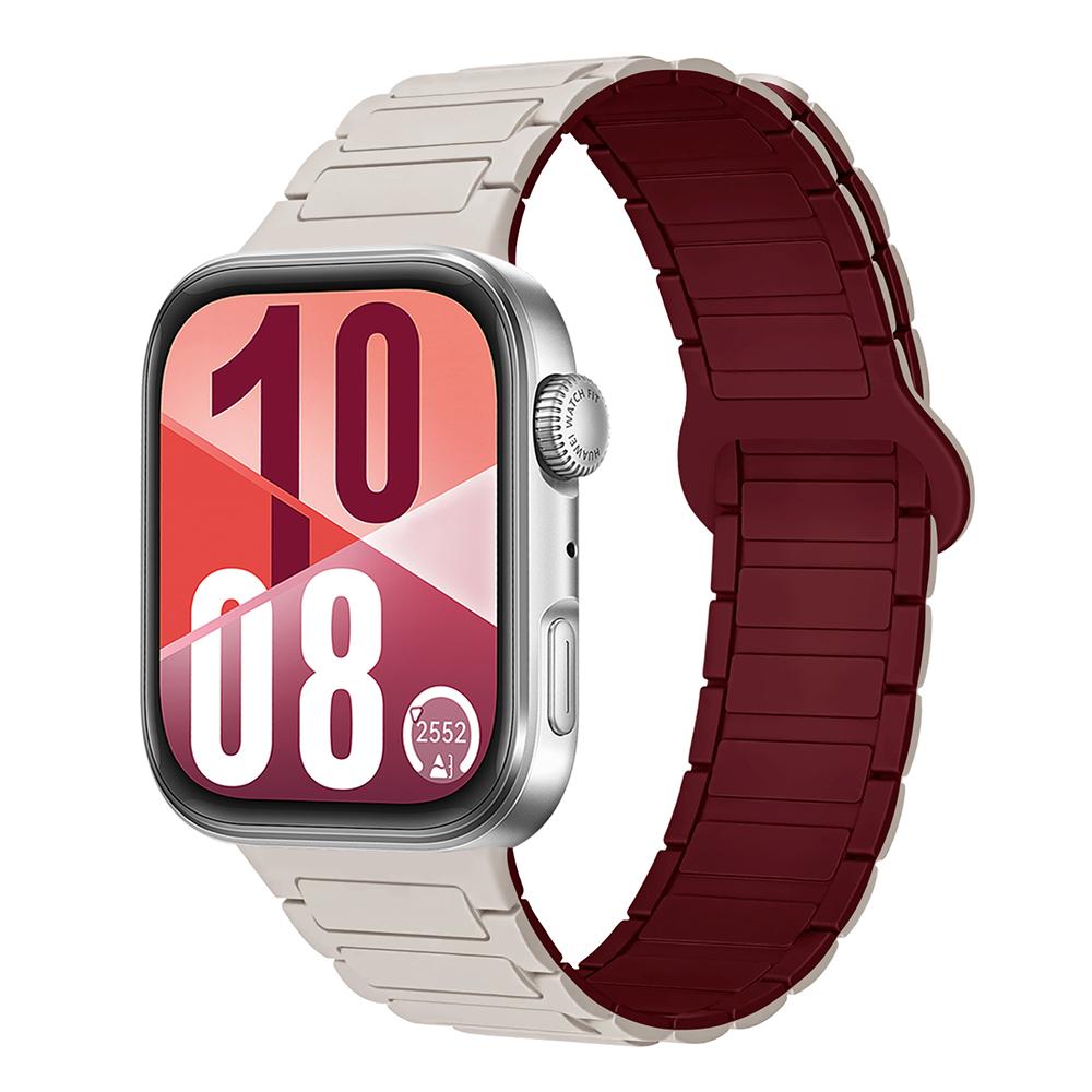 Magnetic Silicone Watch Band, Replacement Wristband for Huawei Watch Fit 5 Pro Fit 4 Pro Fit 5 Fit 4 Fit 3